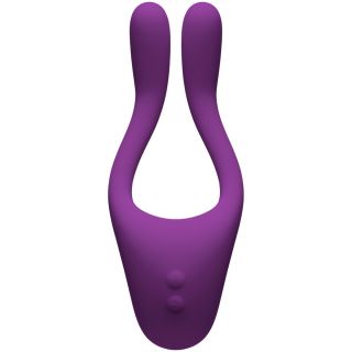 Doc Johnson - TRYST™ v2 Bendable Multi Erogenous Zone Massager with Remote - Purple